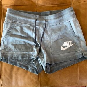 Women’s Nike Grey Ombre Lounge Shorts - Small